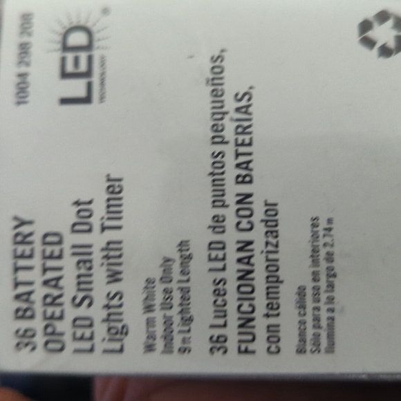 3 Packs (36) Battery Operated Led Lights /Timer - Picture 6 of 6